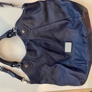 Leather Navy Marc by Marc Jacobs Handbag